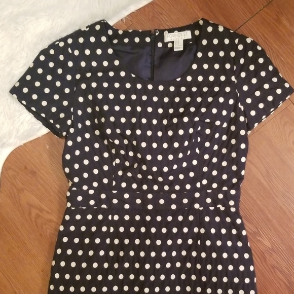 Forever 21 Rockabilly Retro Fitted Polka Dot Dress - Picture 2 of 8